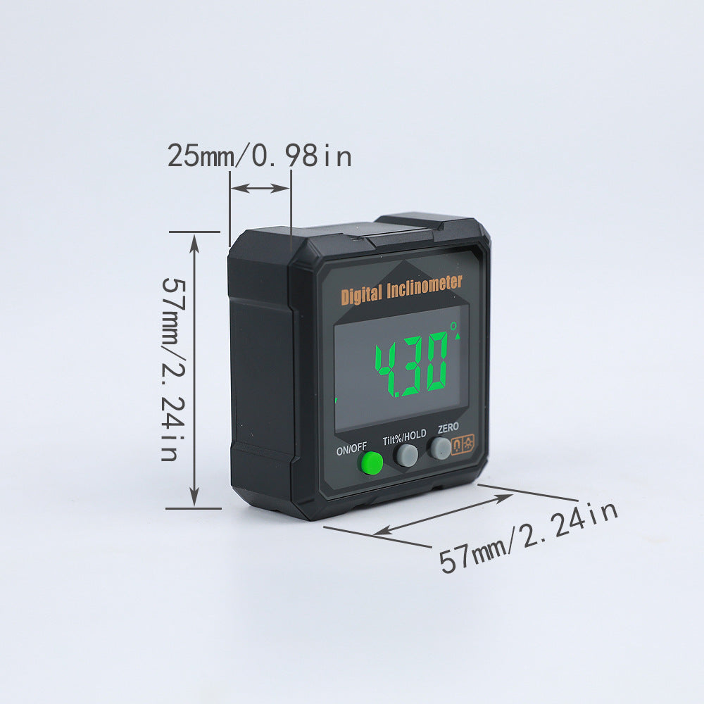 🔥4-Side Magnetic Digital Angle Gauge with Laser