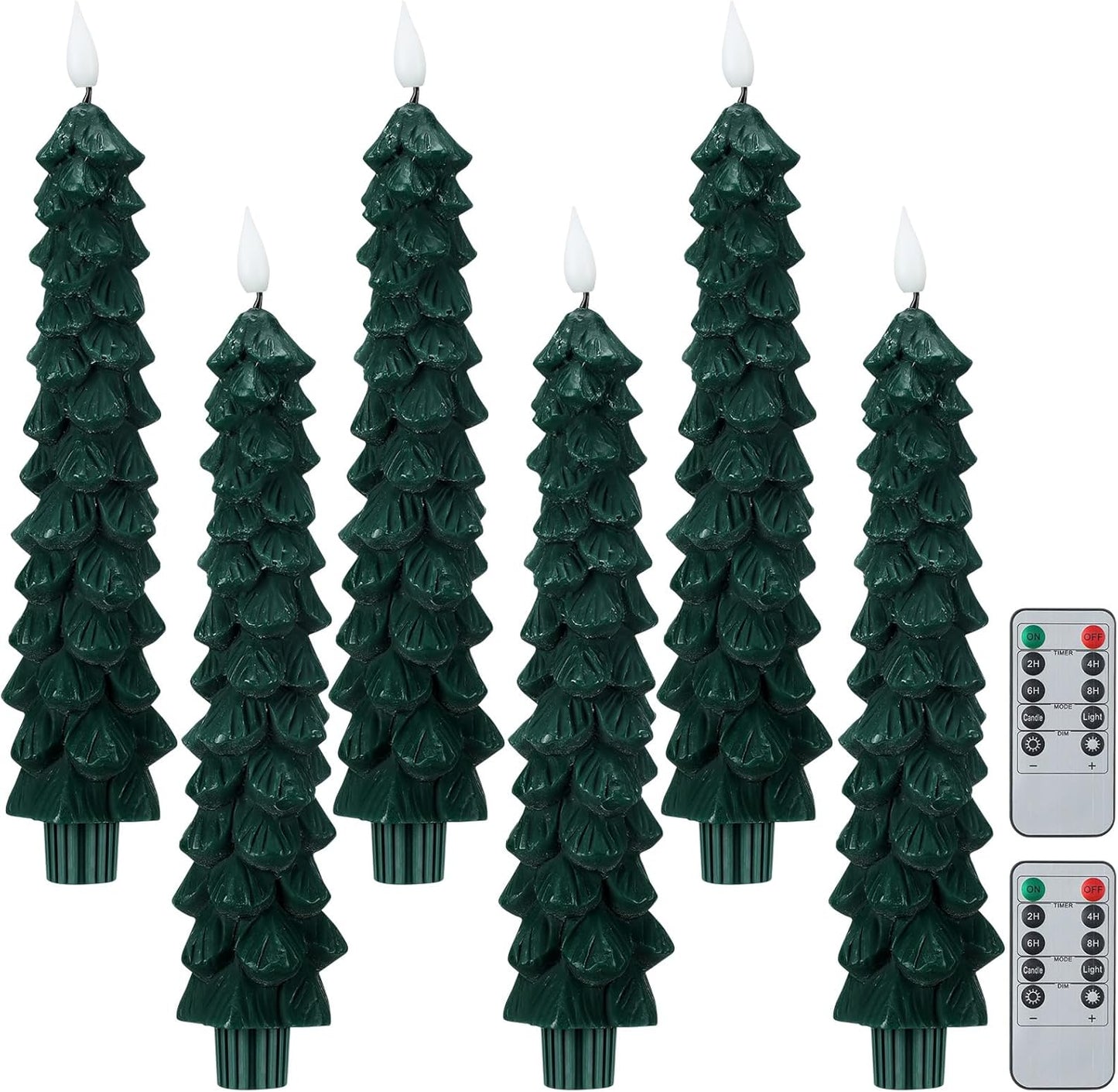 🔥 Early Christmas Sale 49% OFF 🌲Christmas Tree Flameless Taper Candle Lights with Remote Control