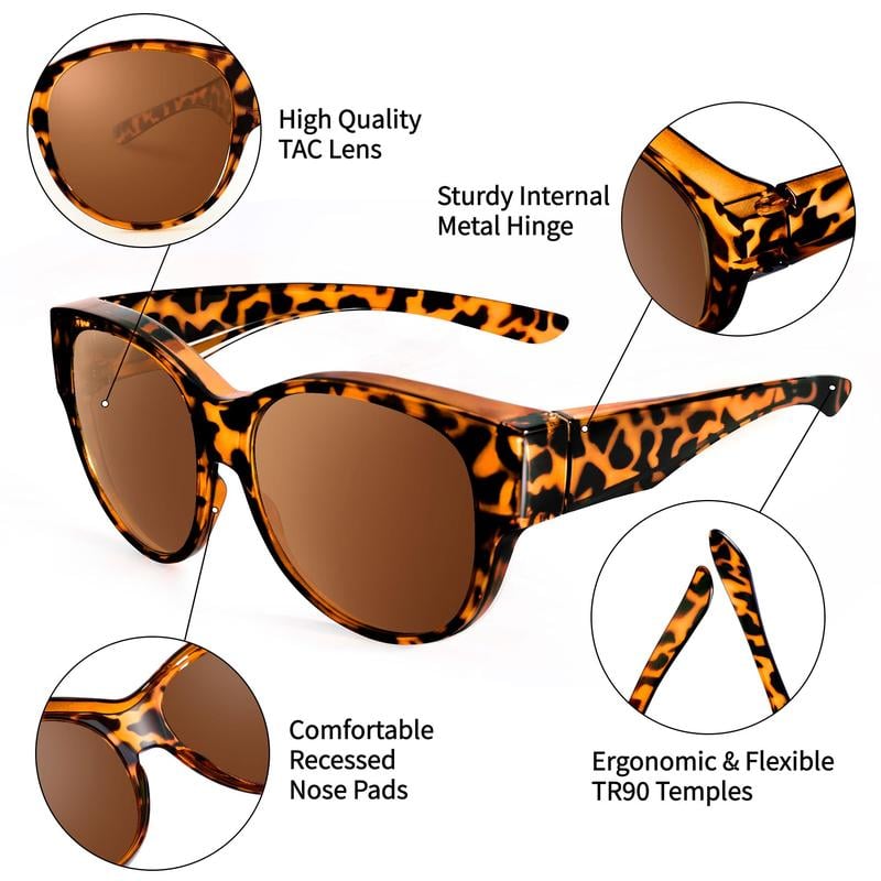 😎Uv400 Protection Sunglasses Suitable For Glasses