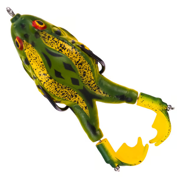 Simulation 3D Eyes Double Propeller Frog Soft Bait Soft Silicone Fish Bait