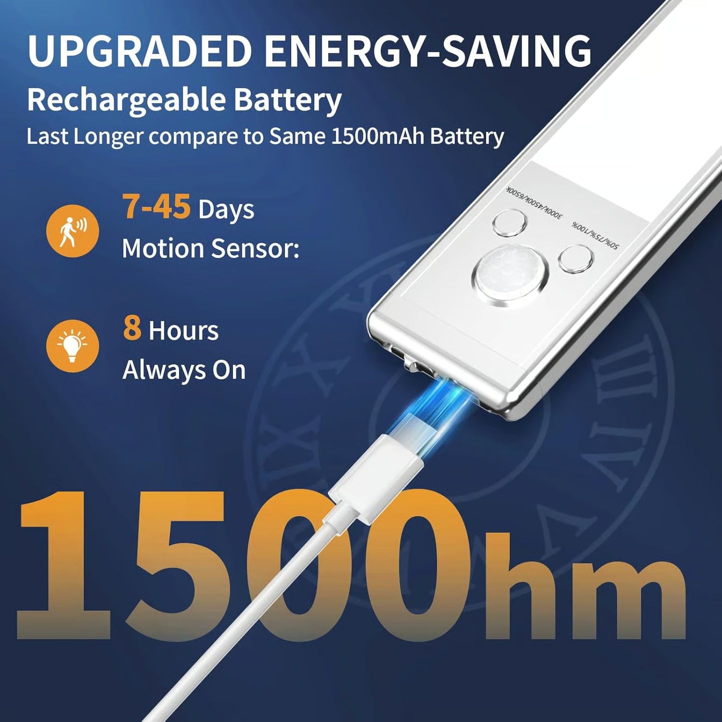 Magnetic LED Light — Charge Once, Use for 2 Months