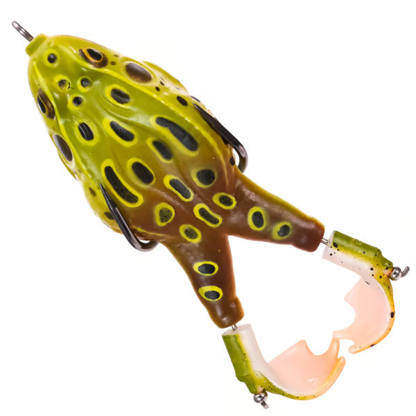 Simulation 3D Eyes Double Propeller Frog Soft Bait Soft Silicone Fish Bait