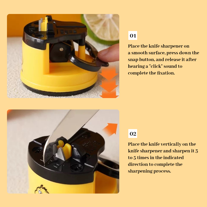 🔪✨ Little Yellow Duck Knife Sharpener