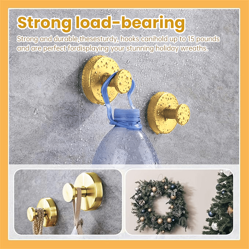 ✨Punch-Free Suction Cup Wreath Hook