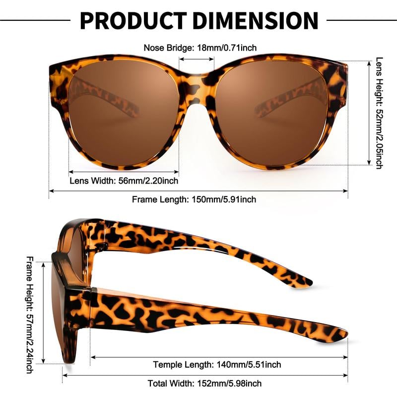 😎Uv400 Protection Sunglasses Suitable For Glasses