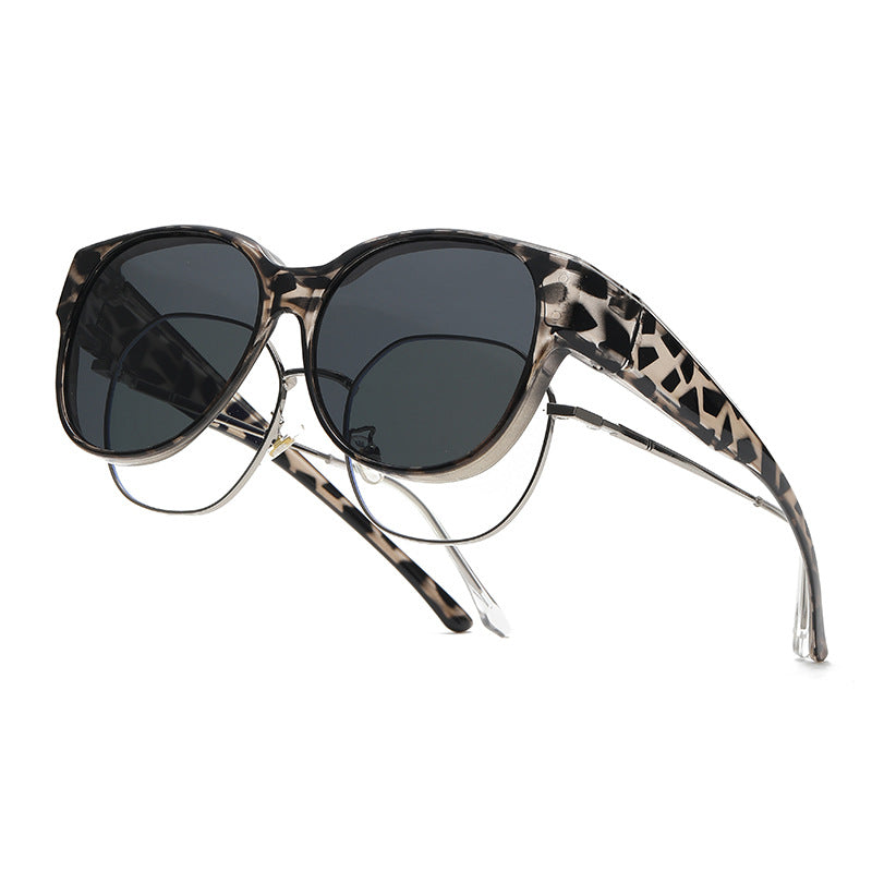 😎Uv400 Protection Sunglasses Suitable For Glasses