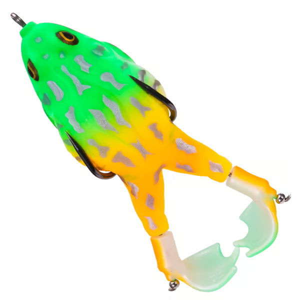 Simulation 3D Eyes Double Propeller Frog Soft Bait Soft Silicone Fish Bait