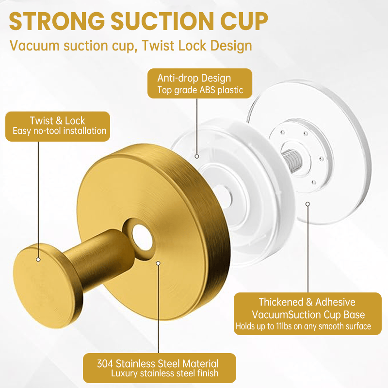 ✨Punch-Free Suction Cup Wreath Hook