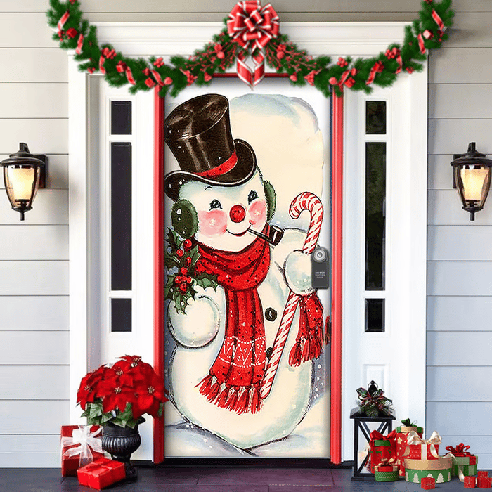 ๐๐2025 Christmas and Halloween front door decoration