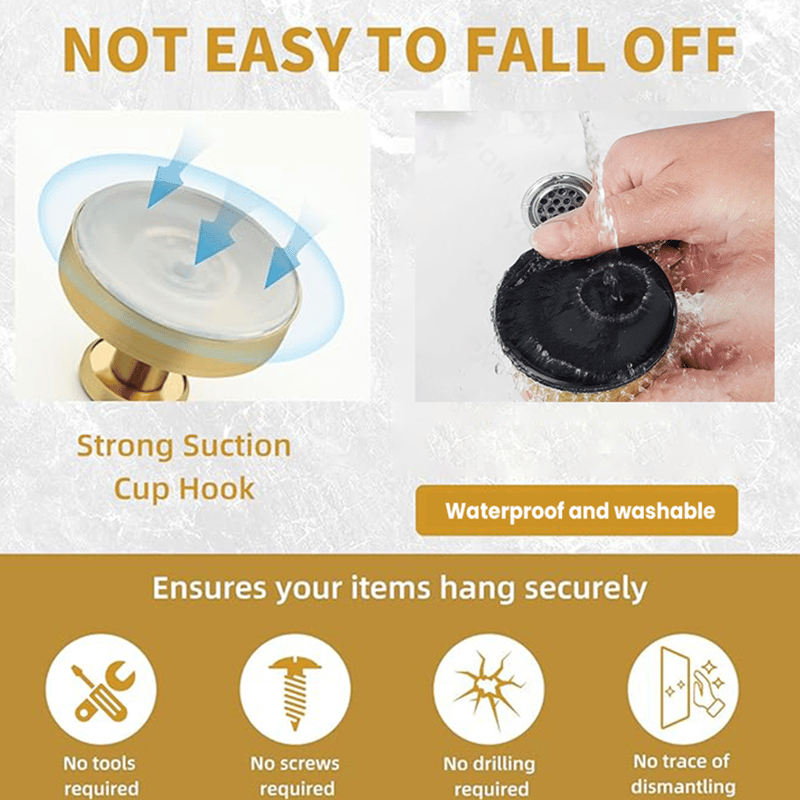 ✨Punch-Free Suction Cup Wreath Hook