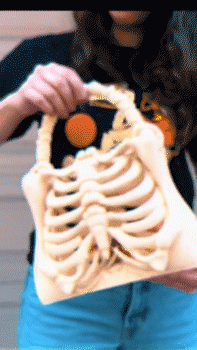 🎃Skeleton Ribcage Handbag 👜