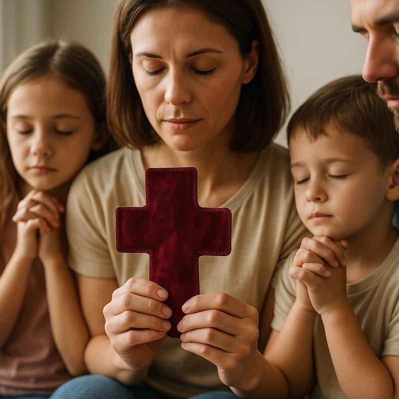 Catholic Handmade Prayer Pocket