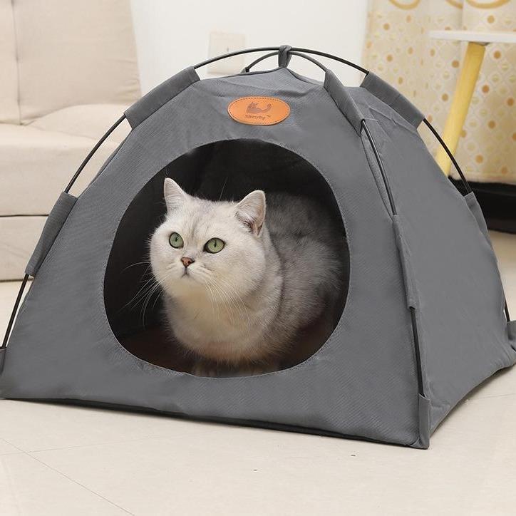 🐾🏕️ Foldable Pet Tent with Cozy Mat