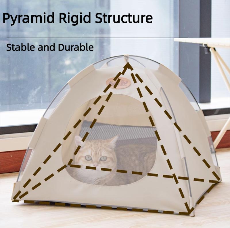 🐾🏕️ Foldable Pet Tent with Cozy Mat