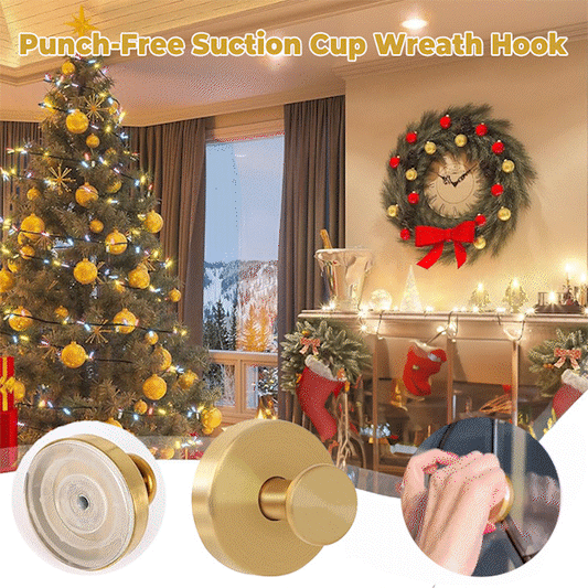 ✨Punch-Free Suction Cup Wreath Hook