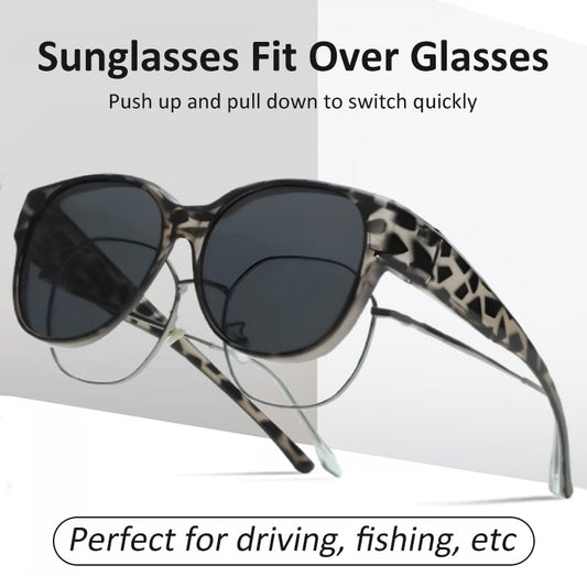 😎Uv400 Protection Sunglasses Suitable For Glasses